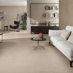 Ceramic tiles Milano (concrete imitation) indoor realisation